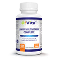 O!VITA Liquid Multivitamin Complete, with a Full Spectrum of Vitamins and Minerals, Plus 42 Fruits and Vegetable Proprietary Blend, Easy Absorption (60 Vegan Liquid Filled Capsules) O!VITABuy Supplements Australia