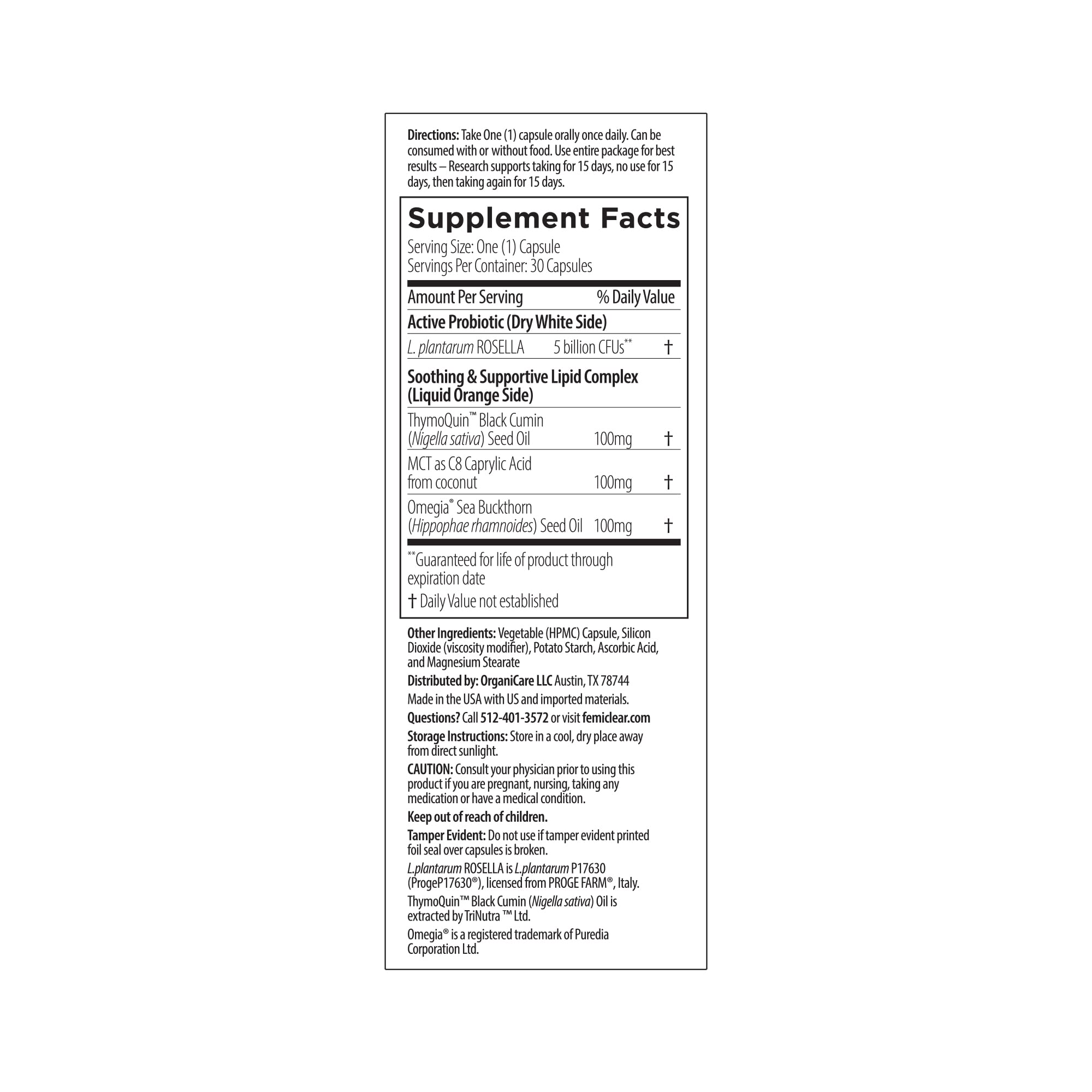 FemiClear 1-Day Dose Restoratives Complex Probiotic Bundle FemiClearBuy Supplements Australia