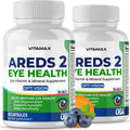 AREDS 2 Eye Vitamins - Lutein, Zeaxanthin, Bilberry, Astaxanthin Mineral Vision Supplement - Supports Eye Strain, Dry Eyes, Pressure, and Vision Health - Made in USA - 120ct VitamaxBuy Supplements Australia