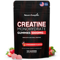 Creatine Monohydrate 5000mg Gummies, Pre-Workout 5g Creatine Gummy Supplement for Men & Women: Muscle Builder & Energy Boost, Sugar Free, Vegan, Strawberry Flavor, (120 Count) Made in USA Nature's EvergreenBuy Supplements Australia