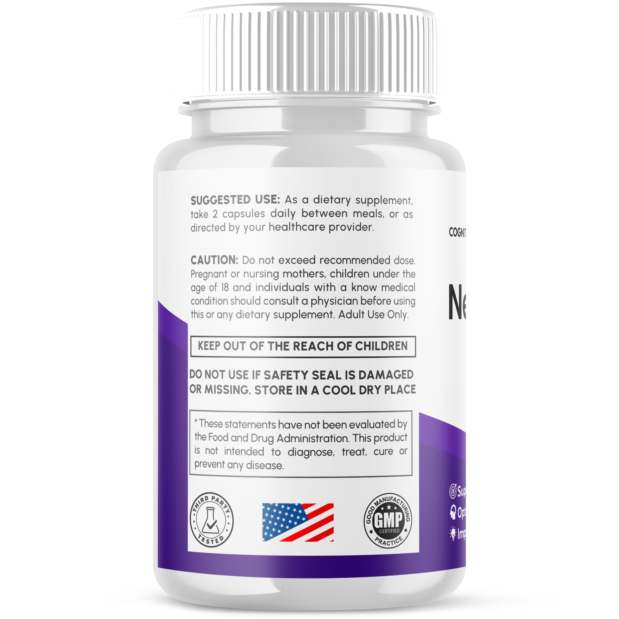 Neurocept Capsules, Official Neurocept Brain Supplement Pills with All Natural Ingredients, Advanced Formula Support Pills with Maximum Strength Premium Vitamins for Women and Men (60 Capsules) SyvorBuy Supplements Australia