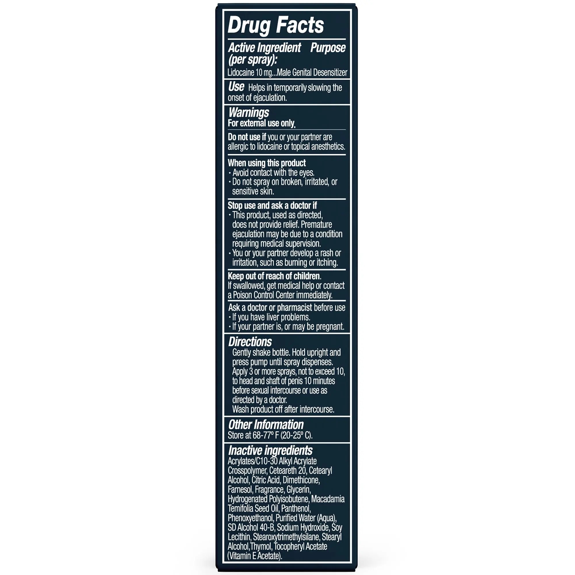 Promescent Desensitizing Delay Spray for Men Clinically Proven to Help You Last Longer in Bed - Better Maximized Sensation + Prolong Climax for Him, 2.6 ml Promescent buy supplements Au