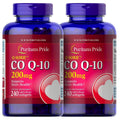 Puritan's Pride QSORB CoQ10 200 mg, Supports Heart Health (2 Pack of 240 softgels) 