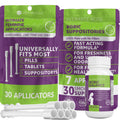 Intimate Rose Save 10% on Boric Acid Vaginal Suppositories - 30 Count (600mg) + 30 Applicators 