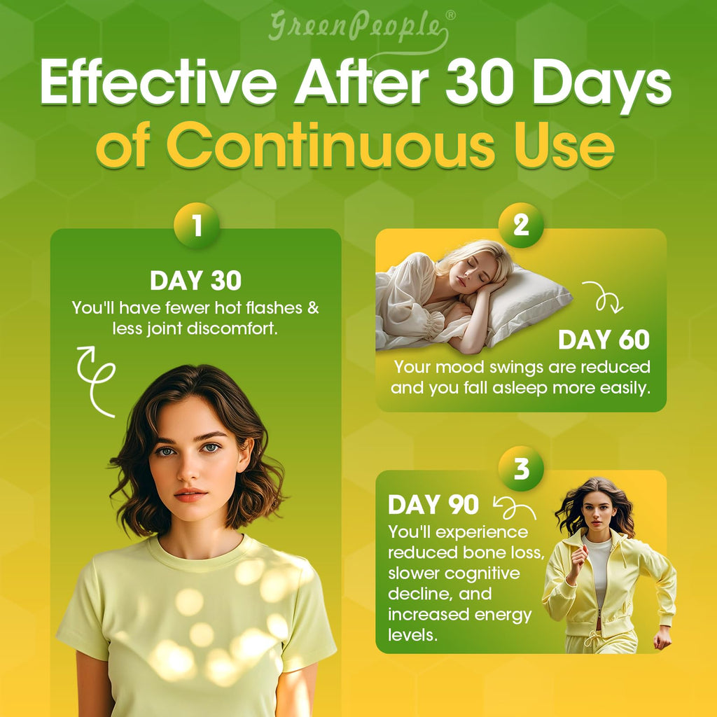 GREENPEOPLE Menopause Supplements for Women - Black Cohosh & Ashwagandha for Hot Flashes, Night Sweats, Mood Swings, Hormonal Balance Support,10 Billion CFU Probiotic - 120 Capsules Vegan Gluten-Free GREENPEOPLEBuy Supplements Australia