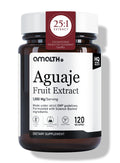 Amalth Aguaje Fruit Extract supplement bottle on a white background