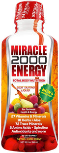 Century Systems - Miracle 2000, Complete Liquid Multivitamin and Mineral Supplement with Amino Acids and Antioxidants, 32 Ounces Century SystemsBuy Supplements Australia