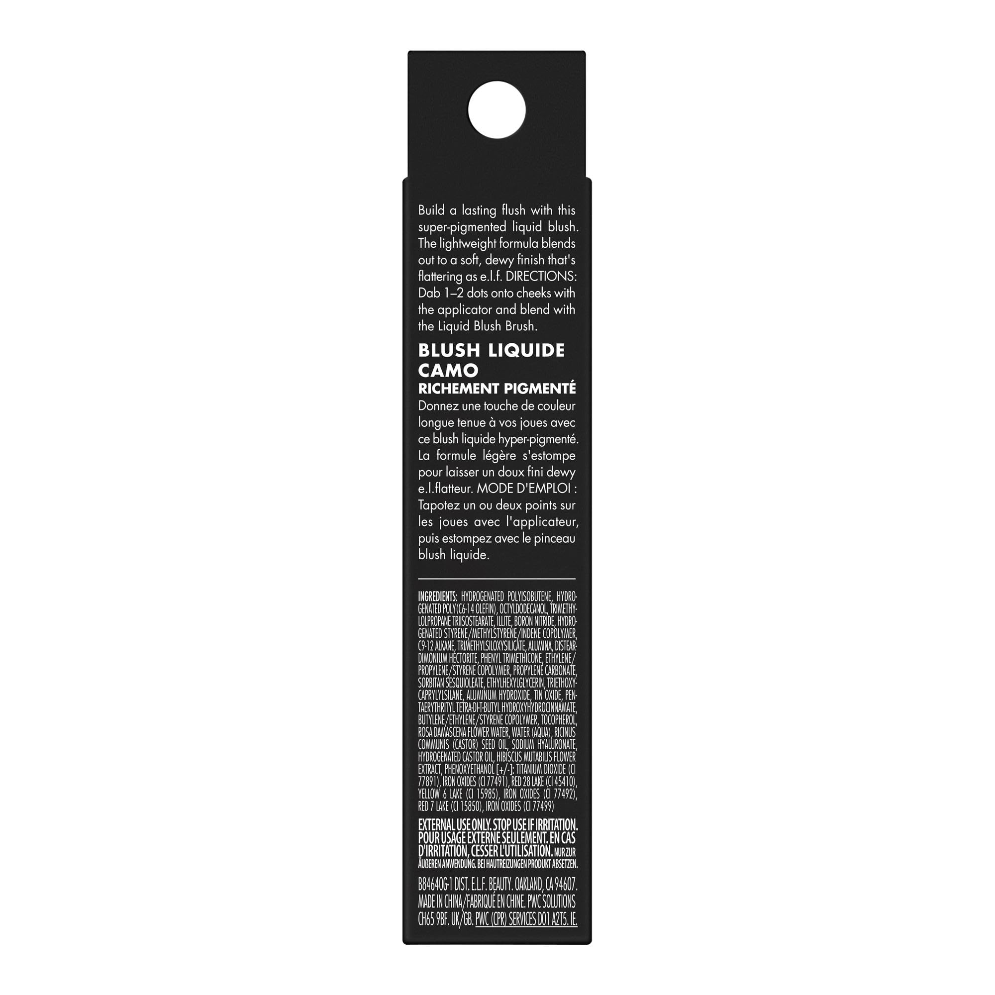 e.l.f. Camo Liquid Blush, Long-lasting Liquid Blush For High-pigment Color, Creates A Soft, Dewy Finish, Vegan & Cruelty-free, Cheeky Lychee e.l.f.Buy Supplements Australia