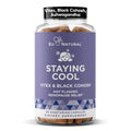 Staying Cool Menopause Supplements for Women – Hormonal Hot Flash Relief, Weight Support, & Night Sweats – Vitex Chaste Tree & Black Cohosh – 60 Vegetarian Soft Capsules Eu NaturalBuy Supplements Australia