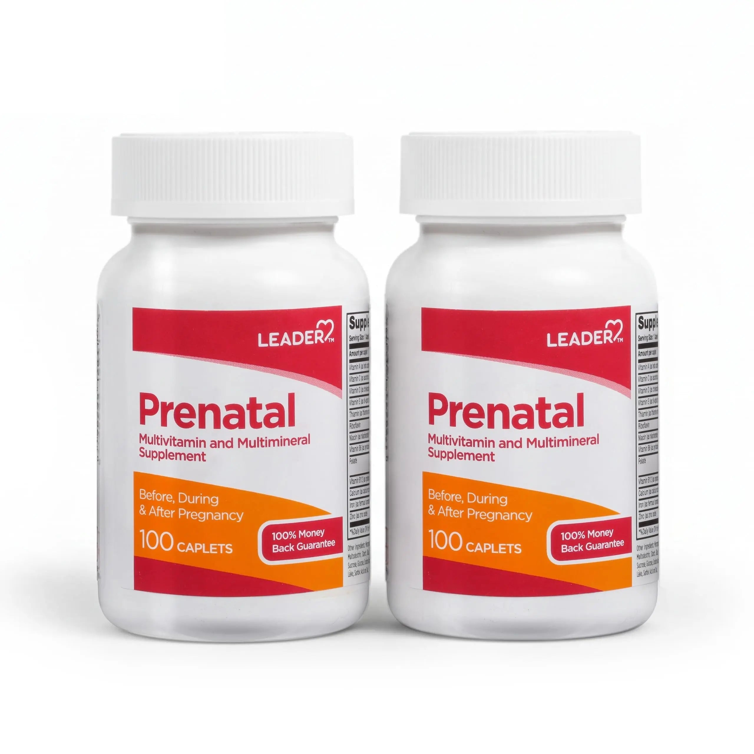 Leader Prenatal Multivitamin with 800mcg Folic Acid & Essential Nutrients for Healthy Pregnancy & Fetal Development, High Potency Vitamin LeaderBuy Supplements Australia