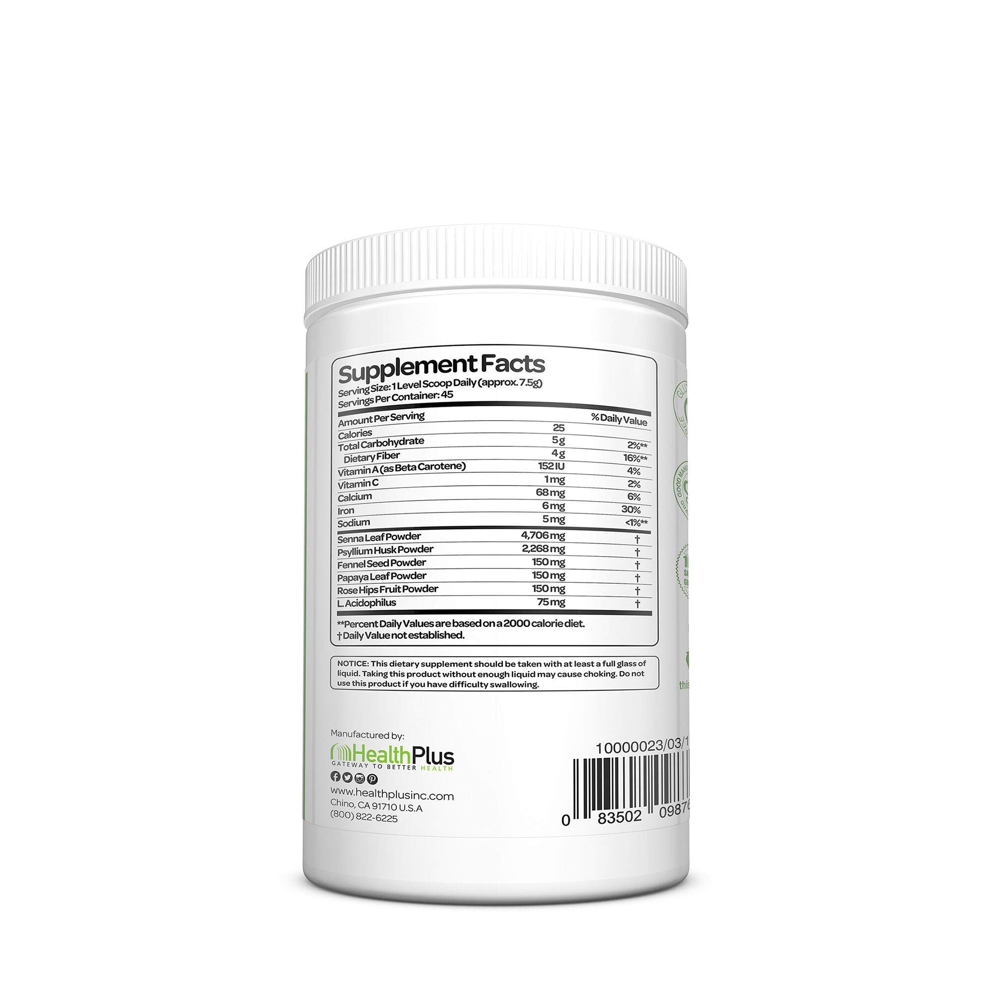 Health Plus Super Colon Cleanse: 10-Day Cleanse -Detox | More than 1 Cleanse, 12 Ounces Health PlusBuy Supplements Australia