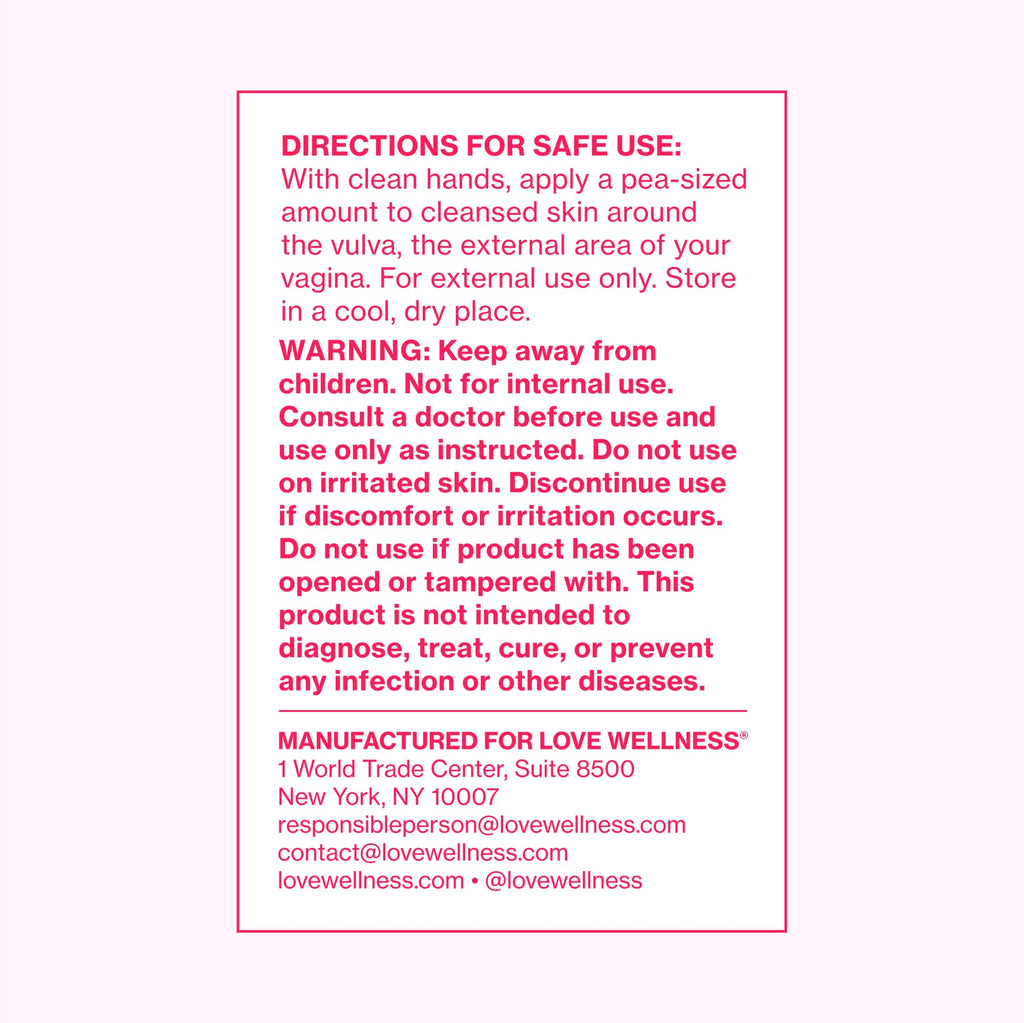 Love Wellness Comfy Cream Vulva & Vaginal Moisturizer - 1.01 oz Love WellnessBuy Supplements Australia