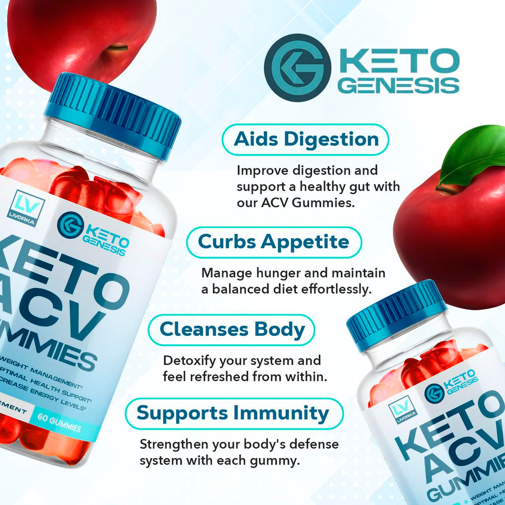 2 Pack - Keto Genesis Keto ACV Gummies Advanced Weight Loss, Genesis ACV, Genesis LIVORKABuy Supplements Australia