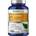 NusaPure Polypodium Nicotinamide 10:1 Extract, 240 mg Equivalent to 2,400 mg per Veg Caps - 150 Count (Non-GMO, Soyfree, Bioperine) NusaPureBuy Supplements Australia