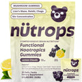 Nutrops Lions Mane Mushroom Gummies for adults, Functional Nootropics, Herbal Brain Supplement for Energy, Brain Health, Cognitive, Memory & Focus, Reishi, Chaga, Cordyceps, Coriolus, 28 daily Packs GrünsBuy Supplements Australia