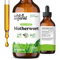 Wild & Organic Motherwort Tincture - Good Mood, Calmness, Overall Support - Supplements for Women with Motherwort Herb - Vegan, Sugar & Alcohol-Free Extract Drops - 4 fl oz Wild & OrganicBuy Supplements Australia