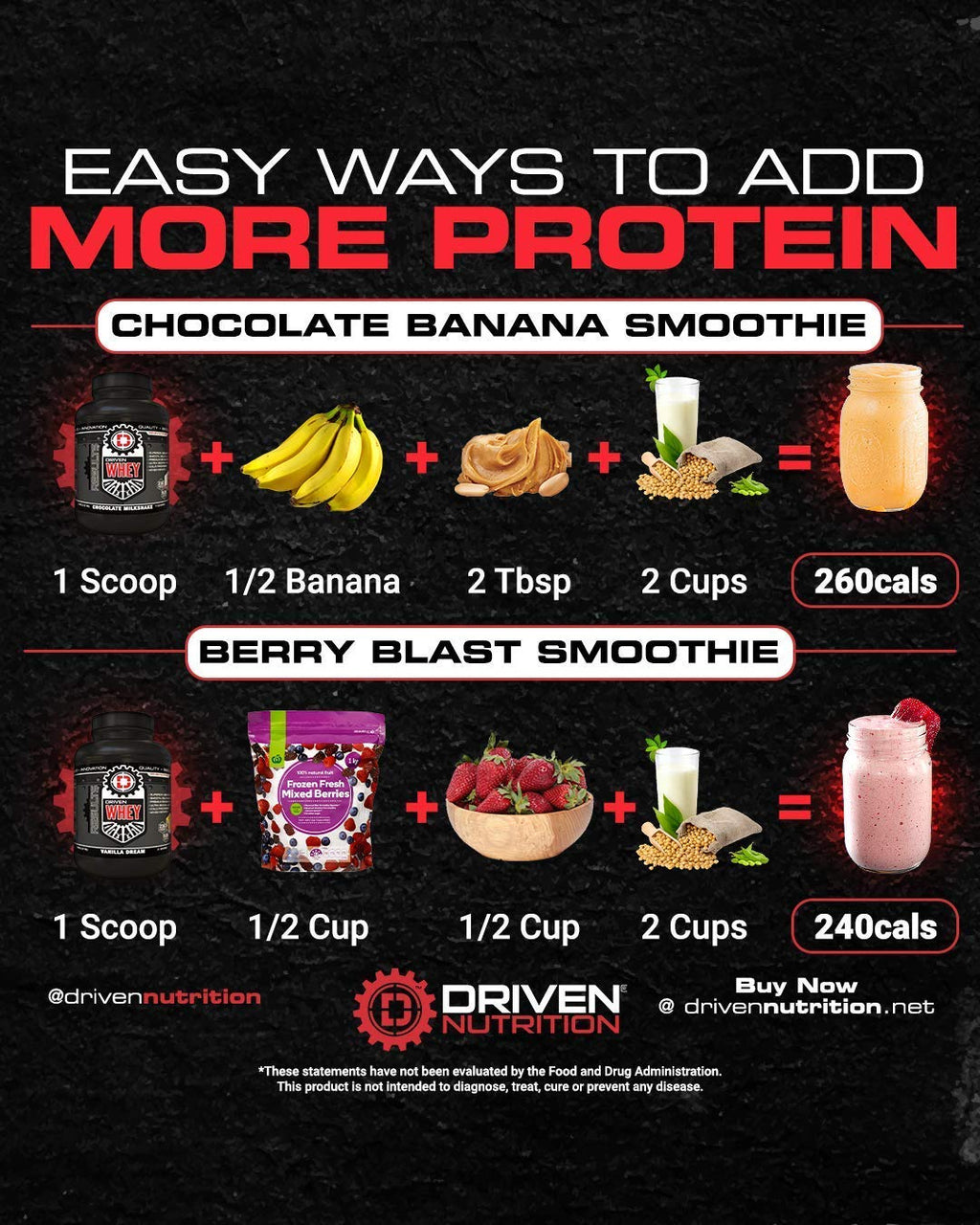 Driven WHEY- Grass Fed Whey Protein Powder: Delicious, Clean Protein Shake Driven NutritionBuy Supplements Australia