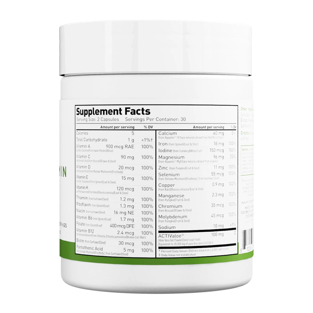 Kaged Multivitamin Capsules | Unflavored | Whole Foods Organic Fruits & Veggies | Plant Based Vegan Multivitamin KagedBuy Supplements Australia