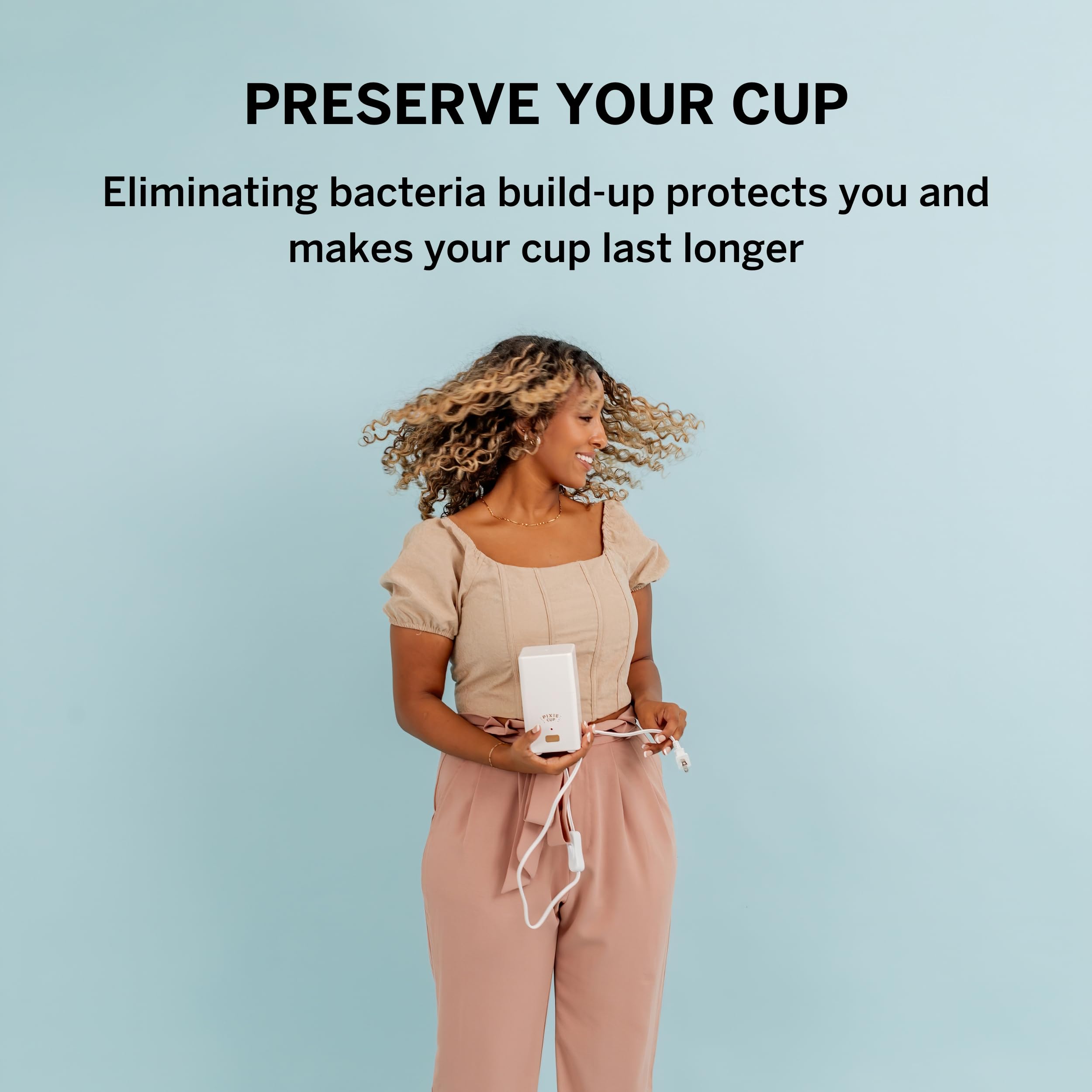 Pixie Menstrual Cup Sterilizer Cleaner Machine - The Only Hinged Lid Steamer & Drying Stand Pixie CupBuy Supplements Australia