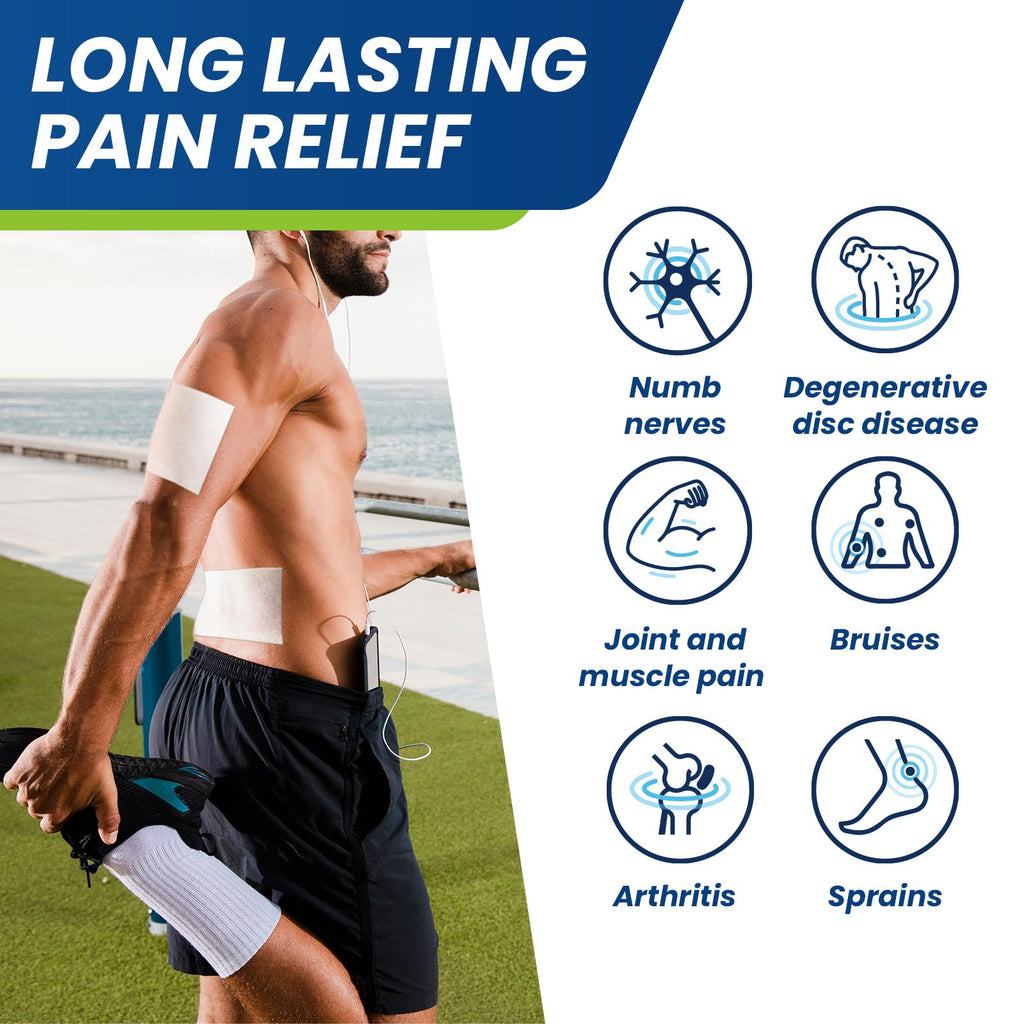Sumifun Lidocaine Pain Relief Patches - Fast, Targeted Therapy Simple Backache, Soreness, Sprain, Joint Pain with Maximum Strength 4% Lidocaine and 1% Menthol (Large, Count, 31) NDC 83602-172-31 SumifunBuy Supplements Australia