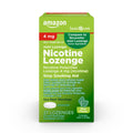 Box of Nicotine Lozenge by Amazon Basic Care on a white background