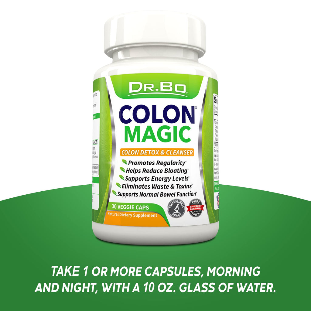 Colon Cleanse Detox Formula - Natural Bowel Cleanser Pills for Intestinal Bloating & Fast Digestive DR. BOBuy Supplements Australia
