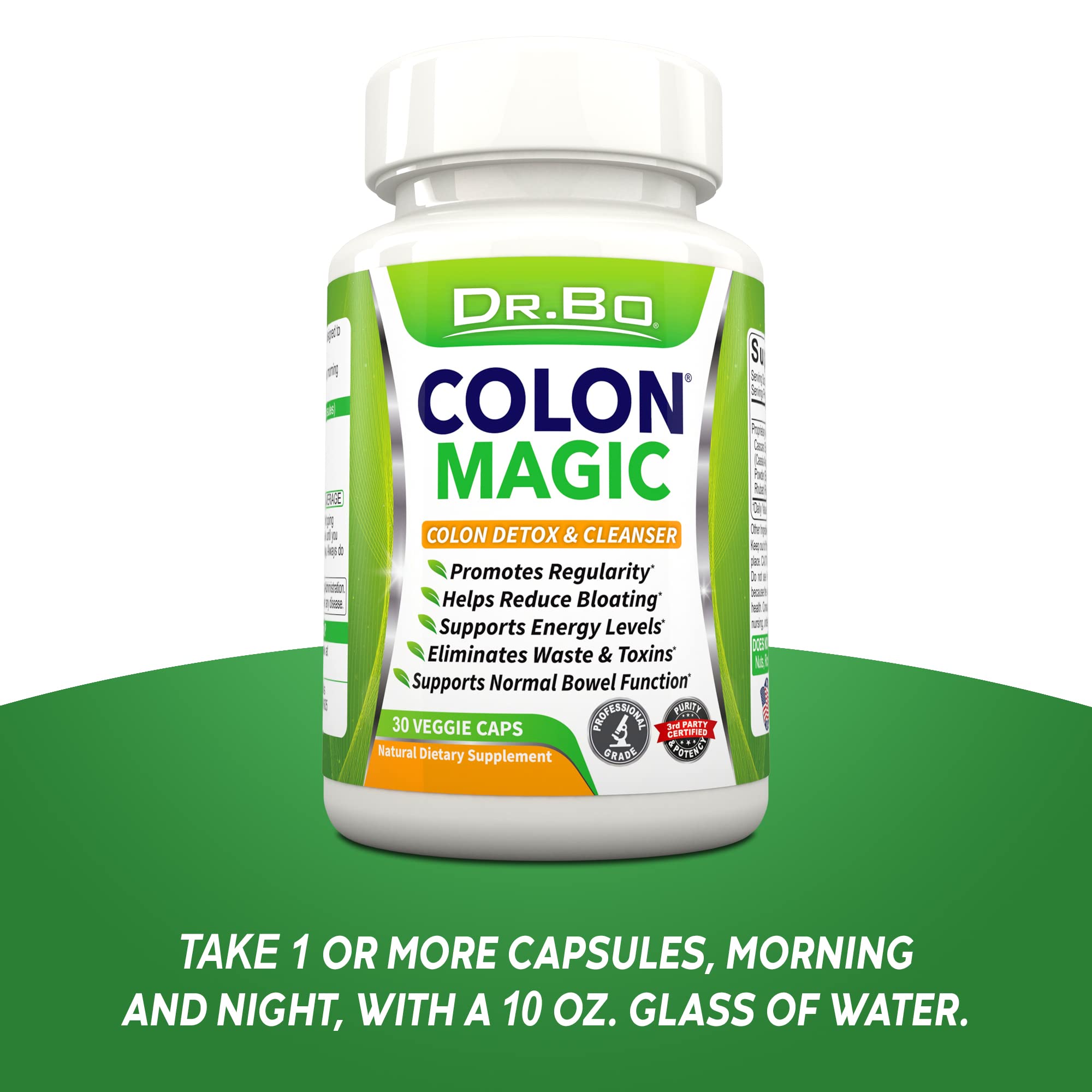 Colon Cleanse Detox Formula - Natural Bowel Cleanser Pills for Intestinal Bloating & Fast Digestive DR. BOBuy Supplements Australia