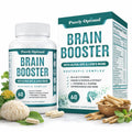 Purely Optimal Brain Booster Nootropic Supplement – Brain Support for Memory, Focus, Clarity, Jitter-Free Energy for Adults, Seniors– with Ginkgo Biloba, Alpha GPC, Lion’s Mane – 60 Capsules Purely OptimalBuy Supplements Australia