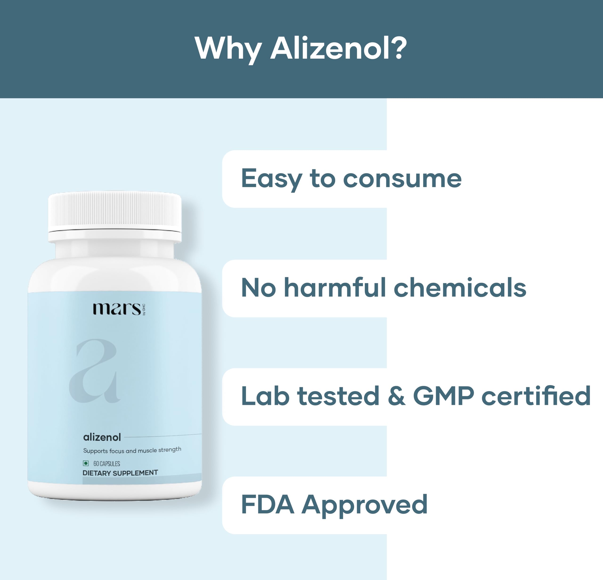 Mars Alizenol Capsules - 60 Capsules | (Pack of 3) mars by GHCBuy Supplements Australia