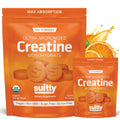 USDA Organic Ultra-Micronized Creatine Gummies for Men & Women; Orange Max Absorption 5g Creatine Gummies Sugar Free for Muscle Gain, Energy & Recovery; Muscle Builder for Women with Pouch - 120 Count SuitlyBuy Supplements Australia