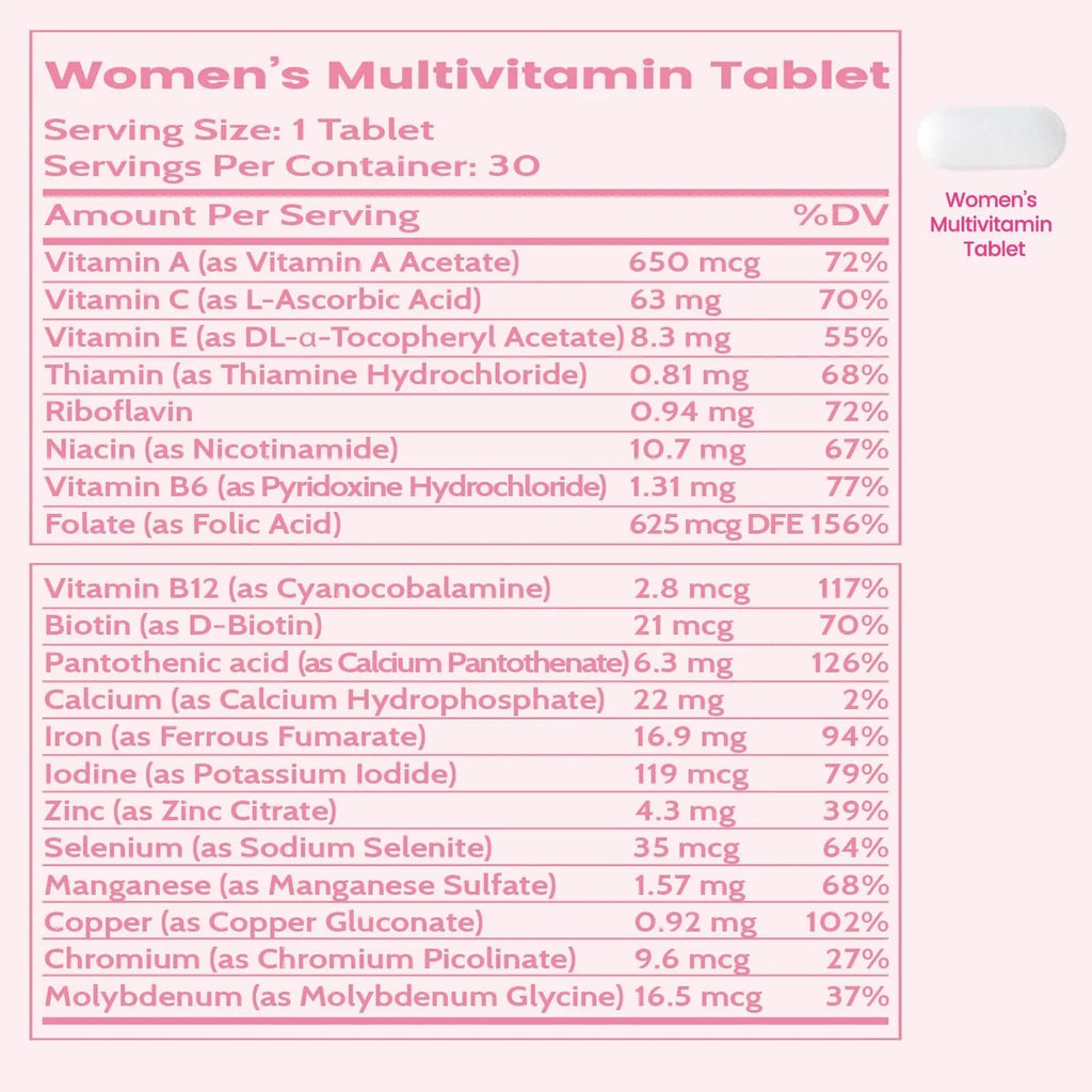 Women's Daily Vitamin Packs with Collagen Peptide, PQQ, 4-IN-1 Multivitamins For Women Health Supports Immune Health, Skin, Brain REOTT