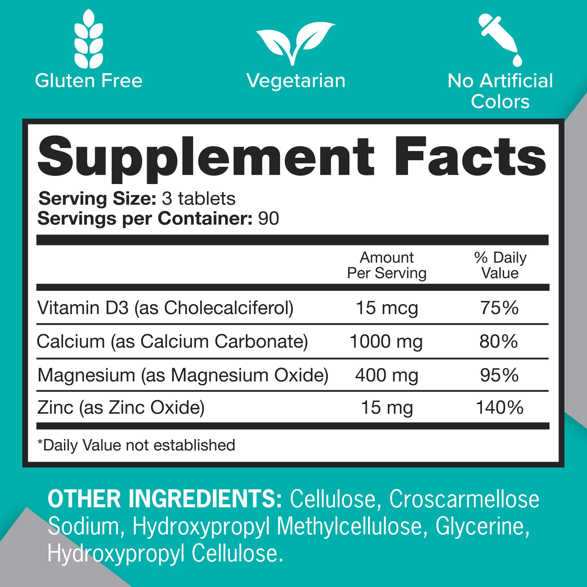Qunol Calcium 3 in 1 Tablets with Calcium, Magnesium & Zinc for Immune Support, Bone QunolBuy Supplements Australia