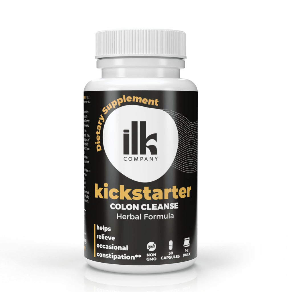ILK COMPANY Made in USA Herbal Colon Cleanse Capsules - Non GMO - Gluten Free Capsules
