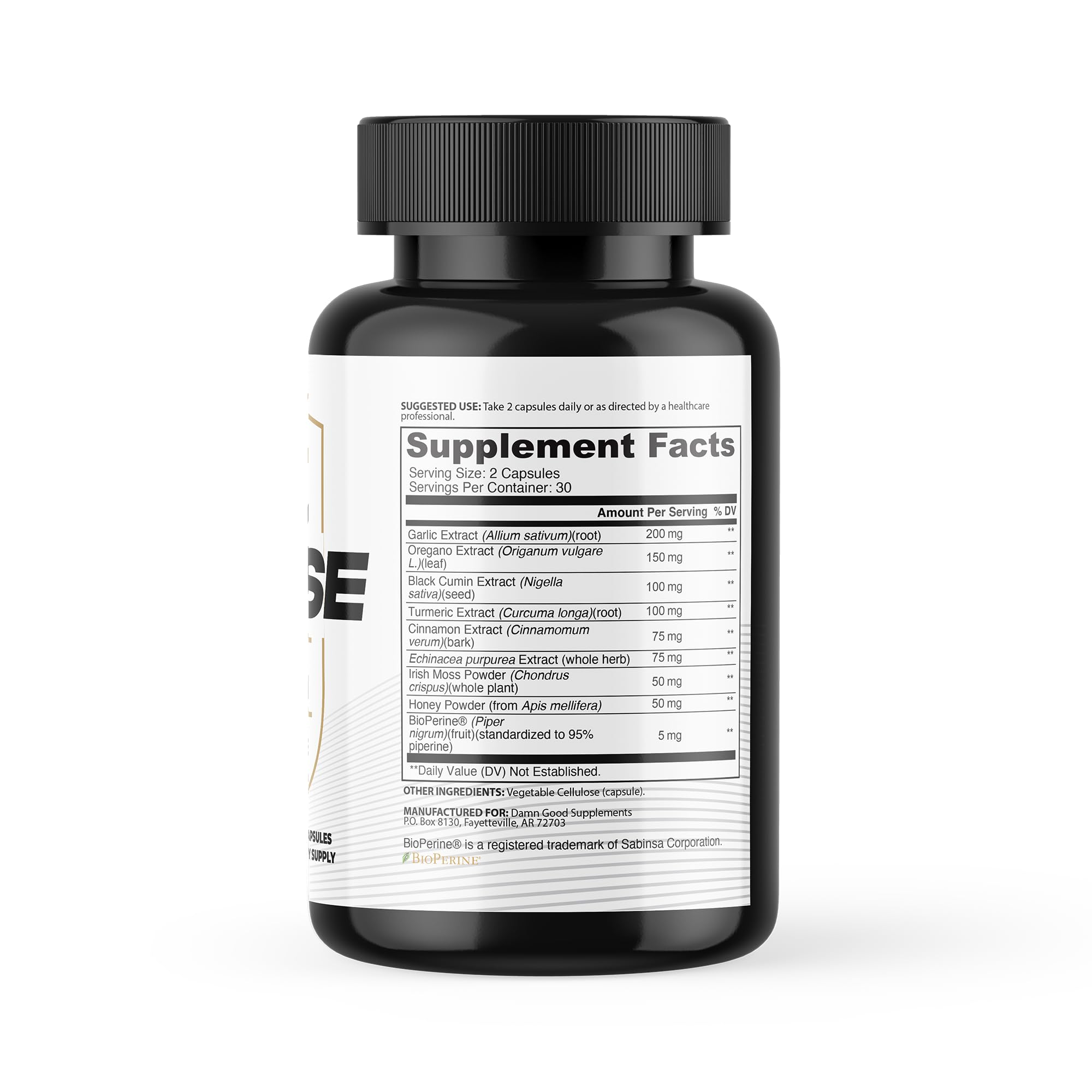 DAMN GOOD The Hodge Twins Immune Defense Supplement (60 Capsules) – Sea Moss Blend Capsules for Everyday Balance, Digestive Support, and Whole-Body Wellness with Vitamins, Minerals, and Botanicals DAMN GOODBuy Supplements Australia
