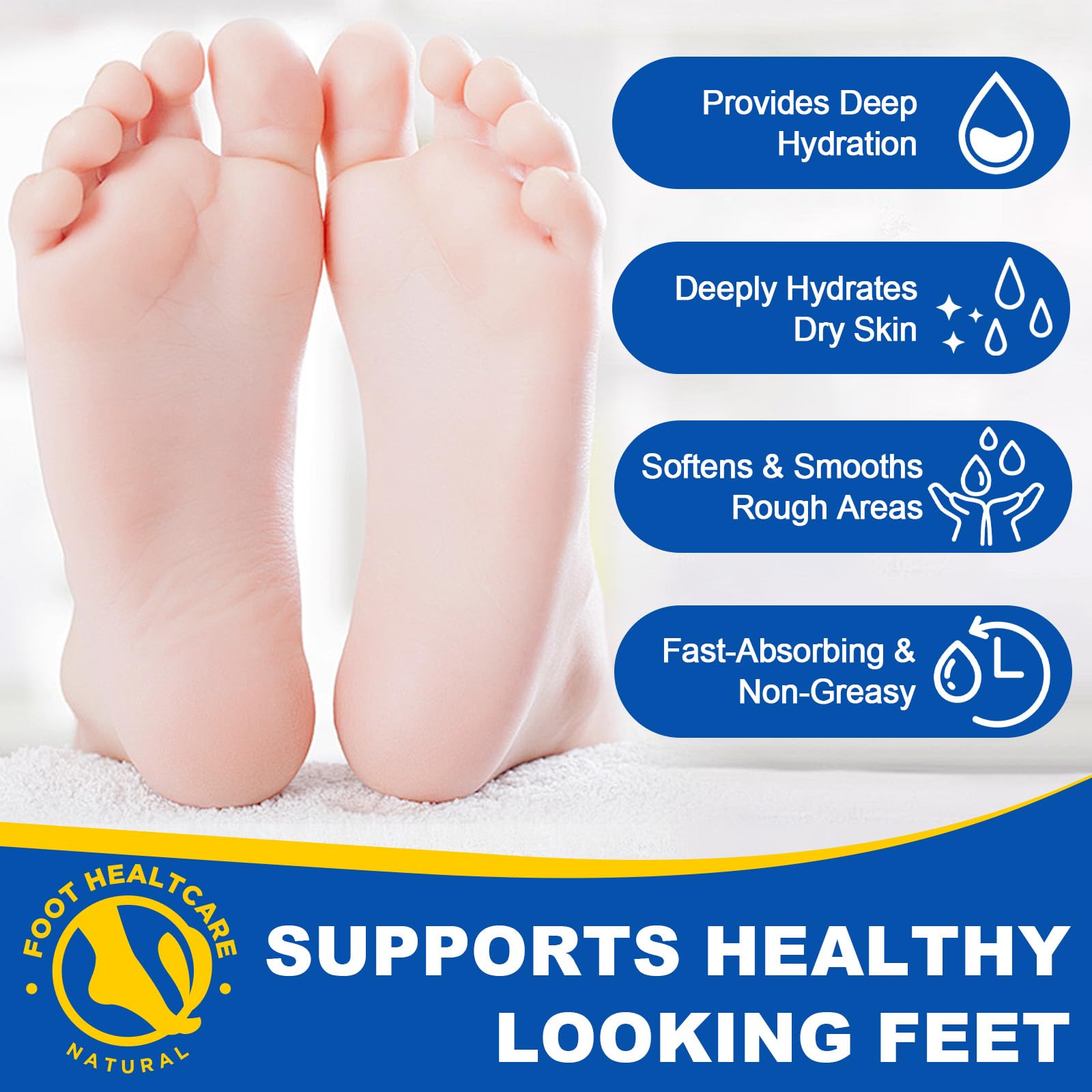 2Pack 60% Urea with 2% Salicylic Acid Urea Foot Care Stick, Foot Cream Moisturizer for Dry Cracked Feet, Knees, Elbows, Hands,Moisturizes and Hydrates the Dry Skin,Callus Remover & Skin Softener QJCWXIAOX buy supplements Au