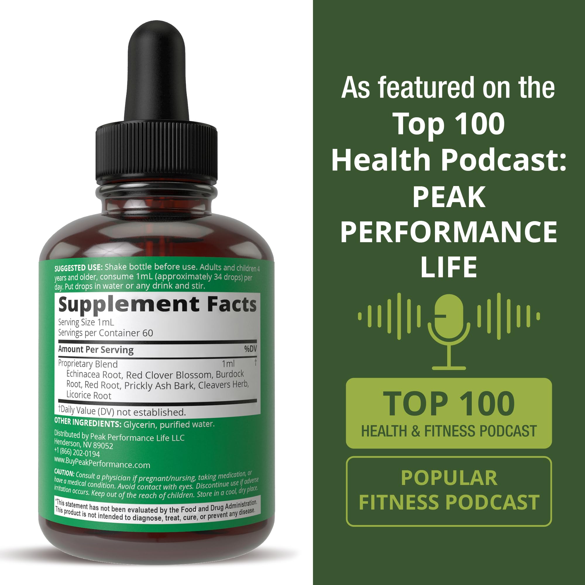 Lymphatic Drainage Drops. Sugar Free 7-in-1 Lymph Detox and Cleanse Support. Vegan Supplement with Echinacea, Red Clover Blossom, Burdock Root, Cleavers Herb, Licorice Root, and More! Peak PerformanceBuy Supplements Australia