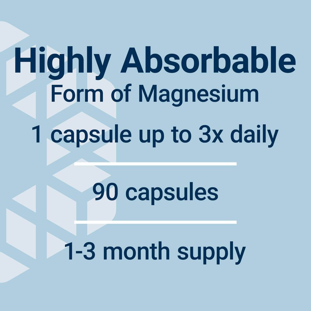 Life Extension Magnesium Glycinate, Heart Health, Bone Health, Nerve and Muscle Support, Highly absorbable, Gluten-Free, Non-GMO
