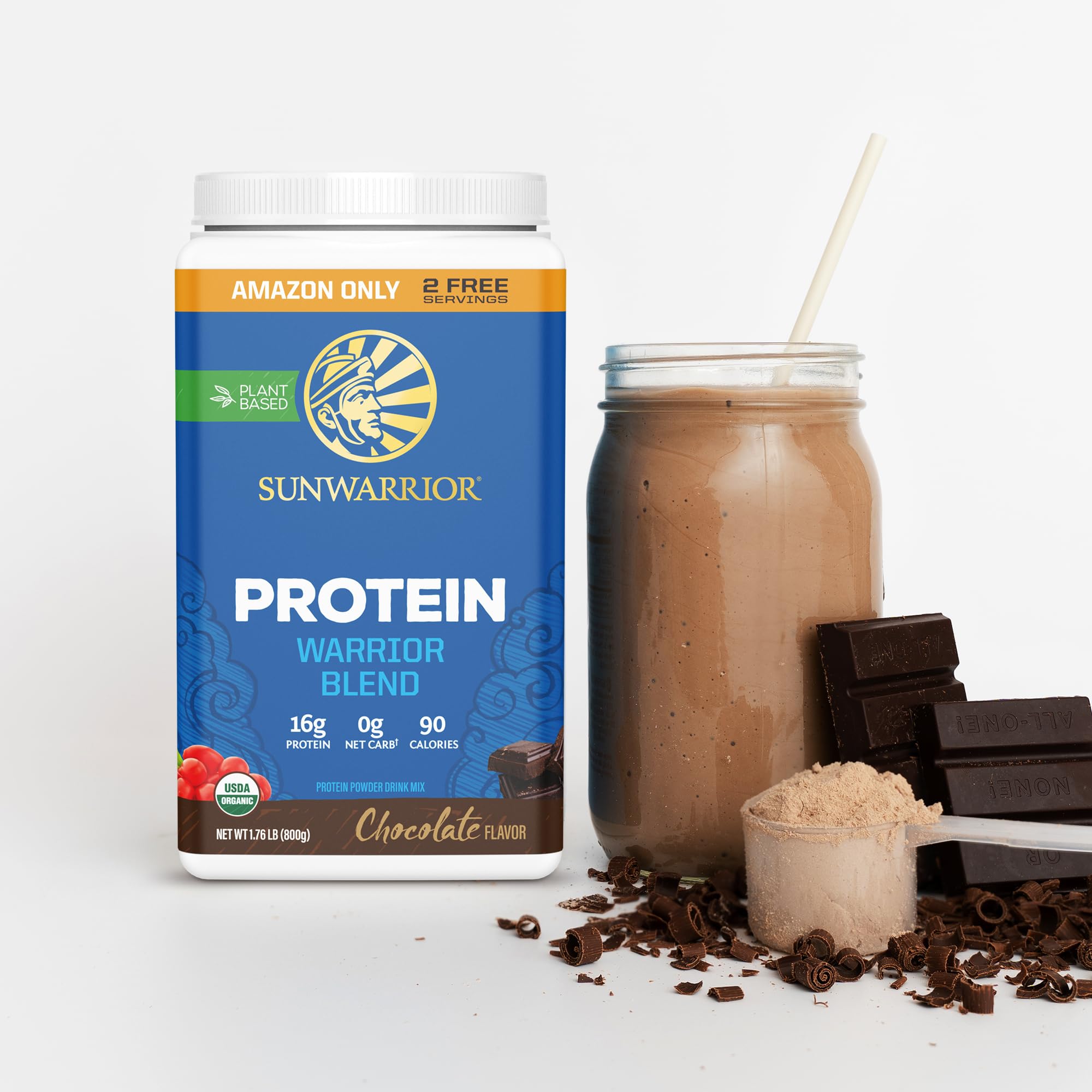 Vegan Protein Powder Plant-based Protein Powder USDA Organic | BCAA Amino Acids SunwarriorBuy Supplements Australia