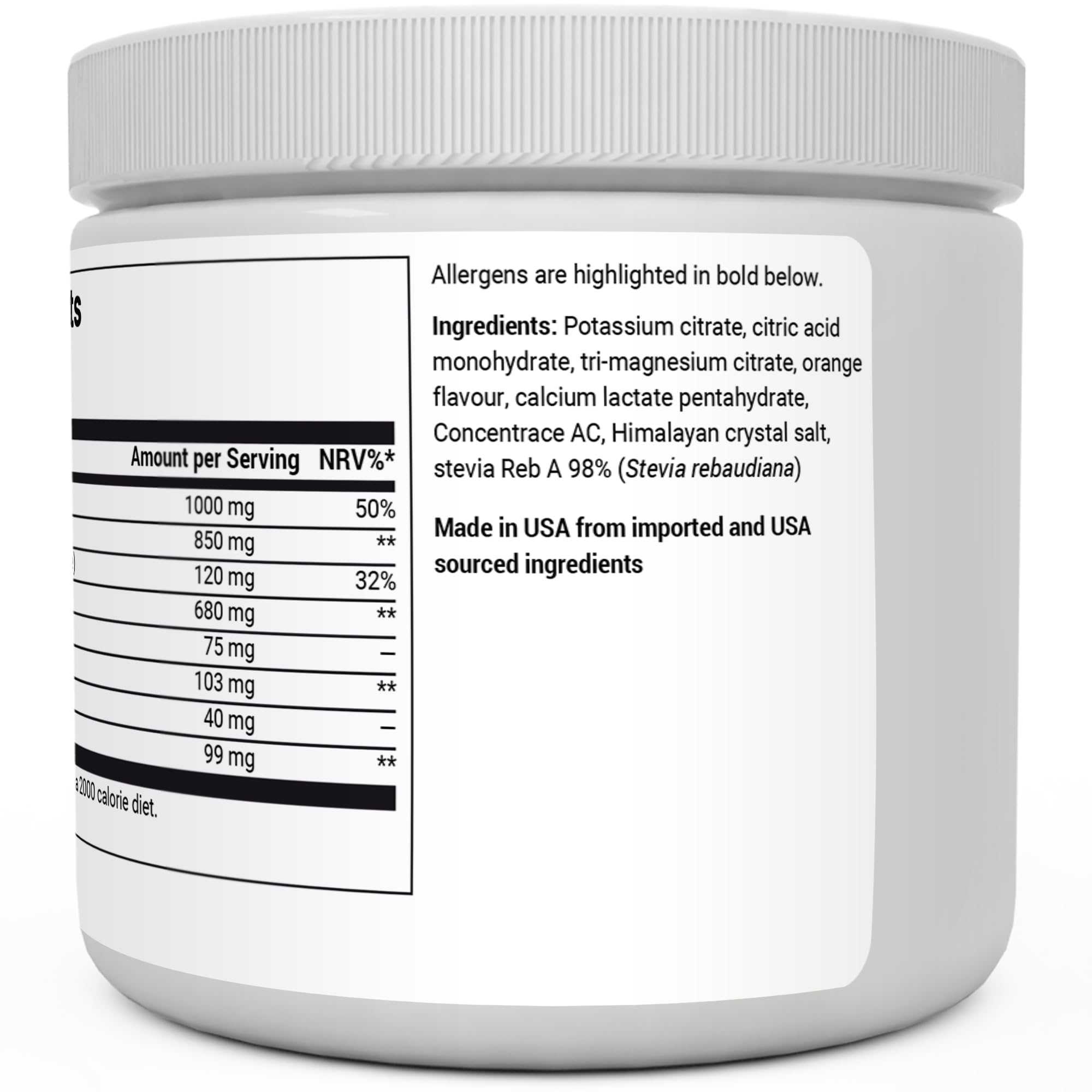 Dr. Berg Electrolyte Powder - Electrolyte Drink Supplements with 1000mg Potassium Dr. Berg NutritionalsBuy Supplements Australia