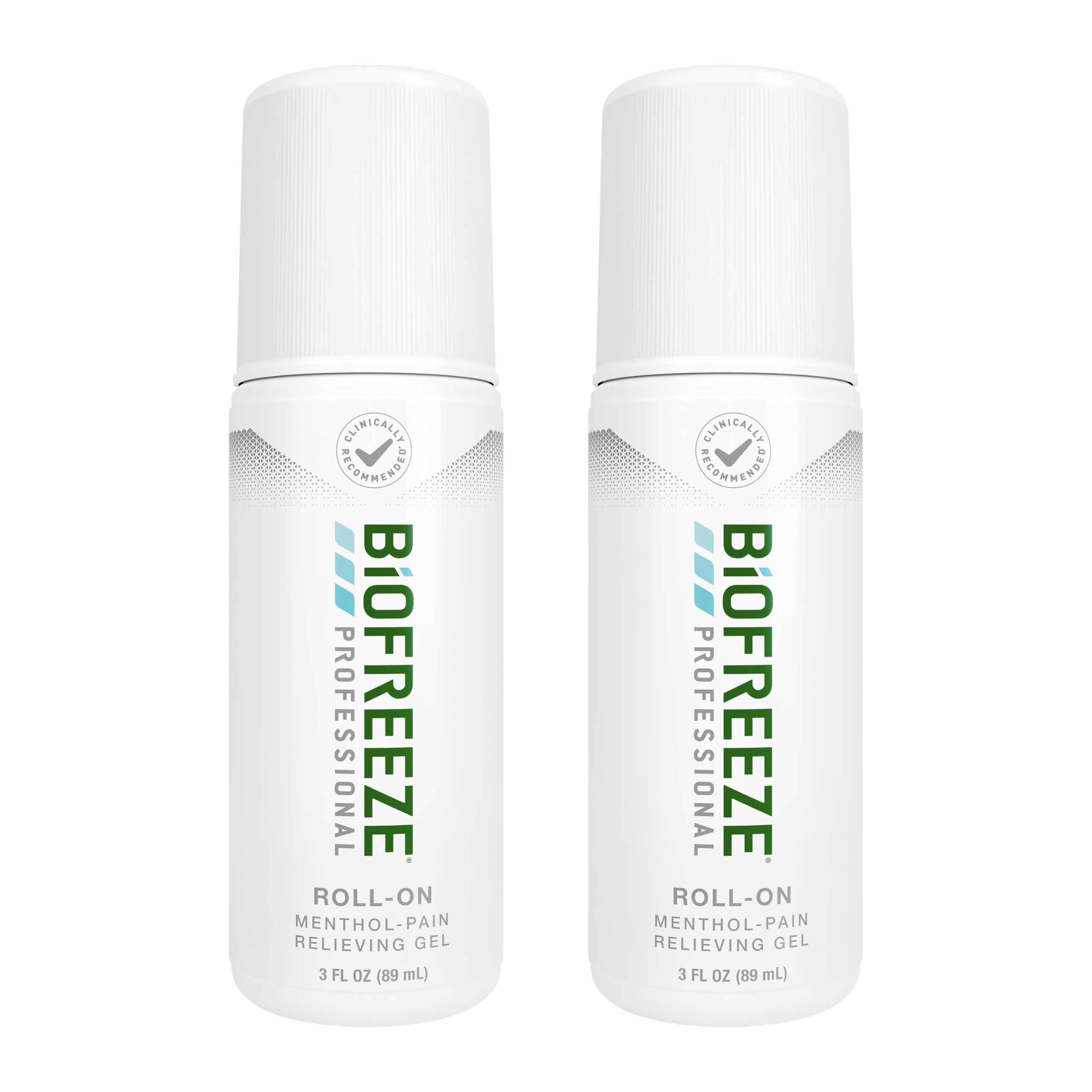 Biofreeze Professional Pain Relief Roll On, Knee & Lower Back Pain Relief, Arthritis Pain Reliever, Neck Pain Relief, Cooling Joint Pain Relief, Roll-On Menthol Gel 3 Fl Oz (Pack of 2) BiofreezeBuy Supplements Australia