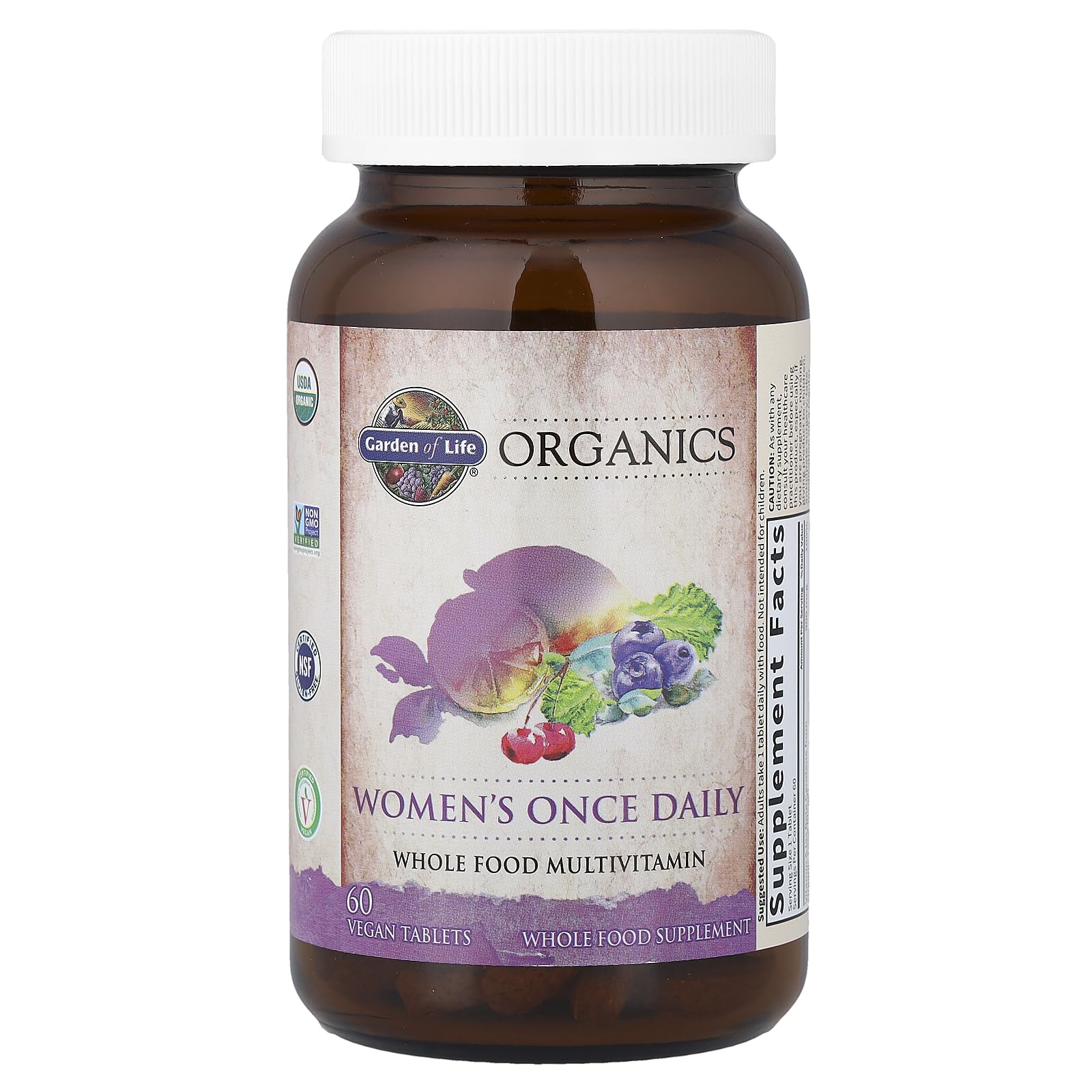 Garden of Life Organics Multivitamin for Women - Women's Once Daily Multi - Whole Food Multi with Iron, Biotin, Vegan Organic Womens Multivitamin Garden of LifeBuy Supplements Australia