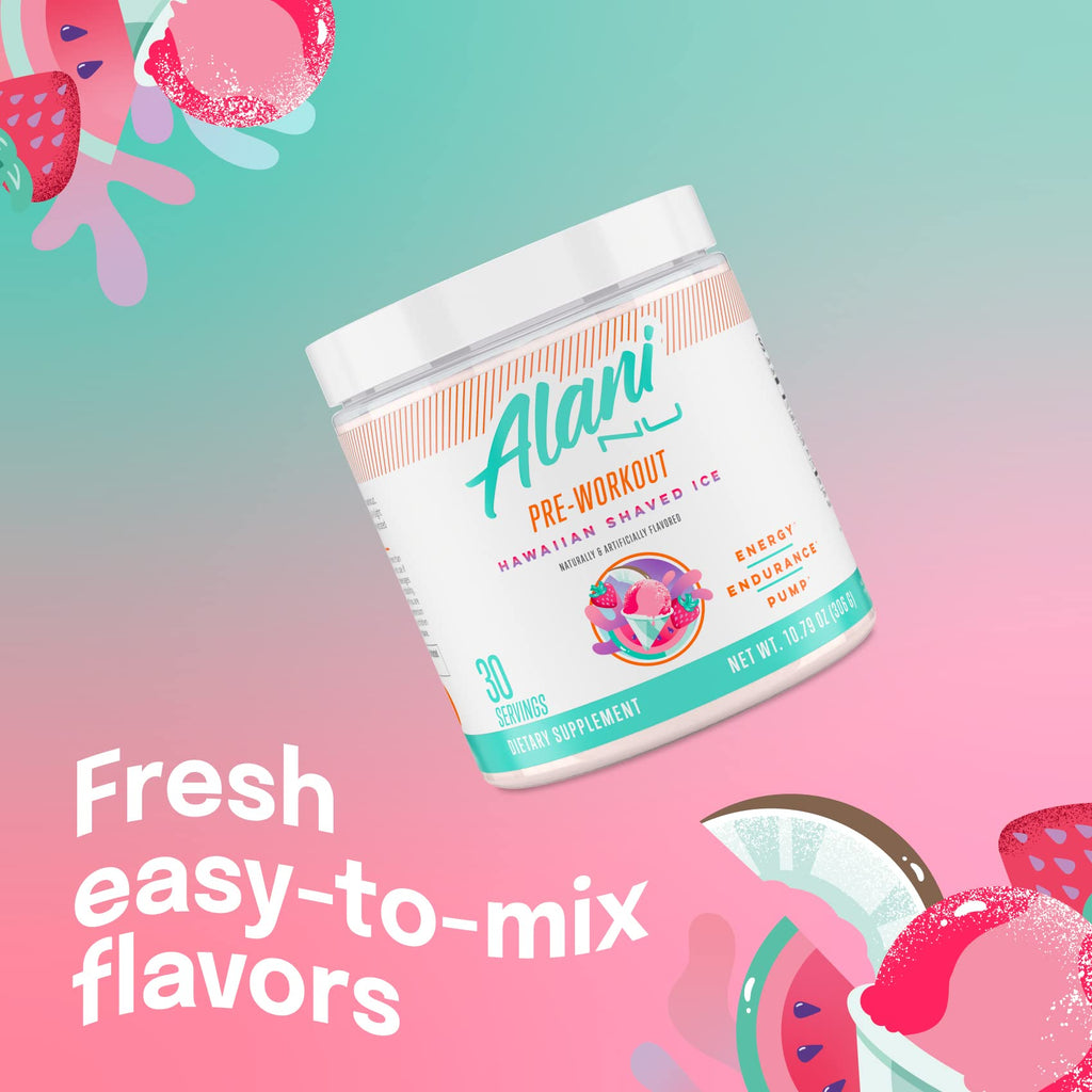 Alani Nu Pre Workout Powder | Amino Energy Boost | Endurance Supplement