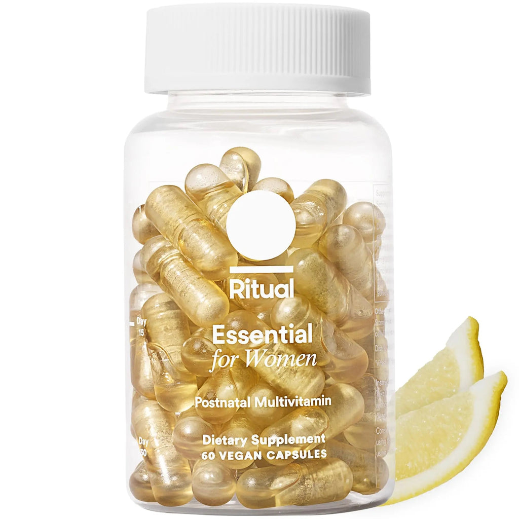 Ritual Essential for Women Postnatal Multivitamin - Postpartum Vitamin - Omega-3 DHA & Choline for Lactation Support, Vitamin A, C, D3 & Zinc RitualBuy Supplements Australia
