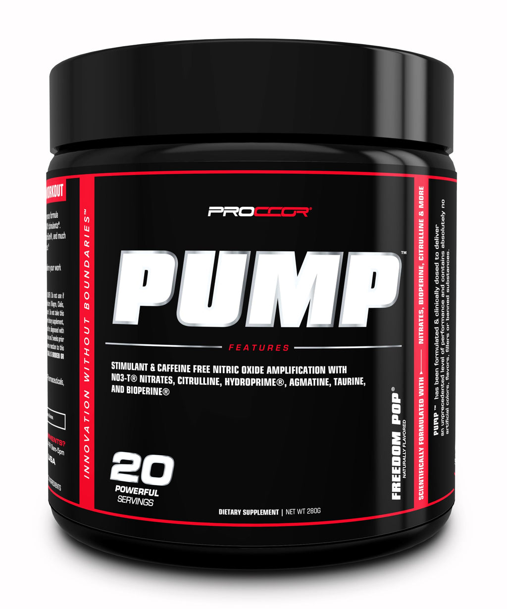 PROCCOR Pump - Stim Free, Fully Clinically Dosed, Scientifically Formulated Performance
