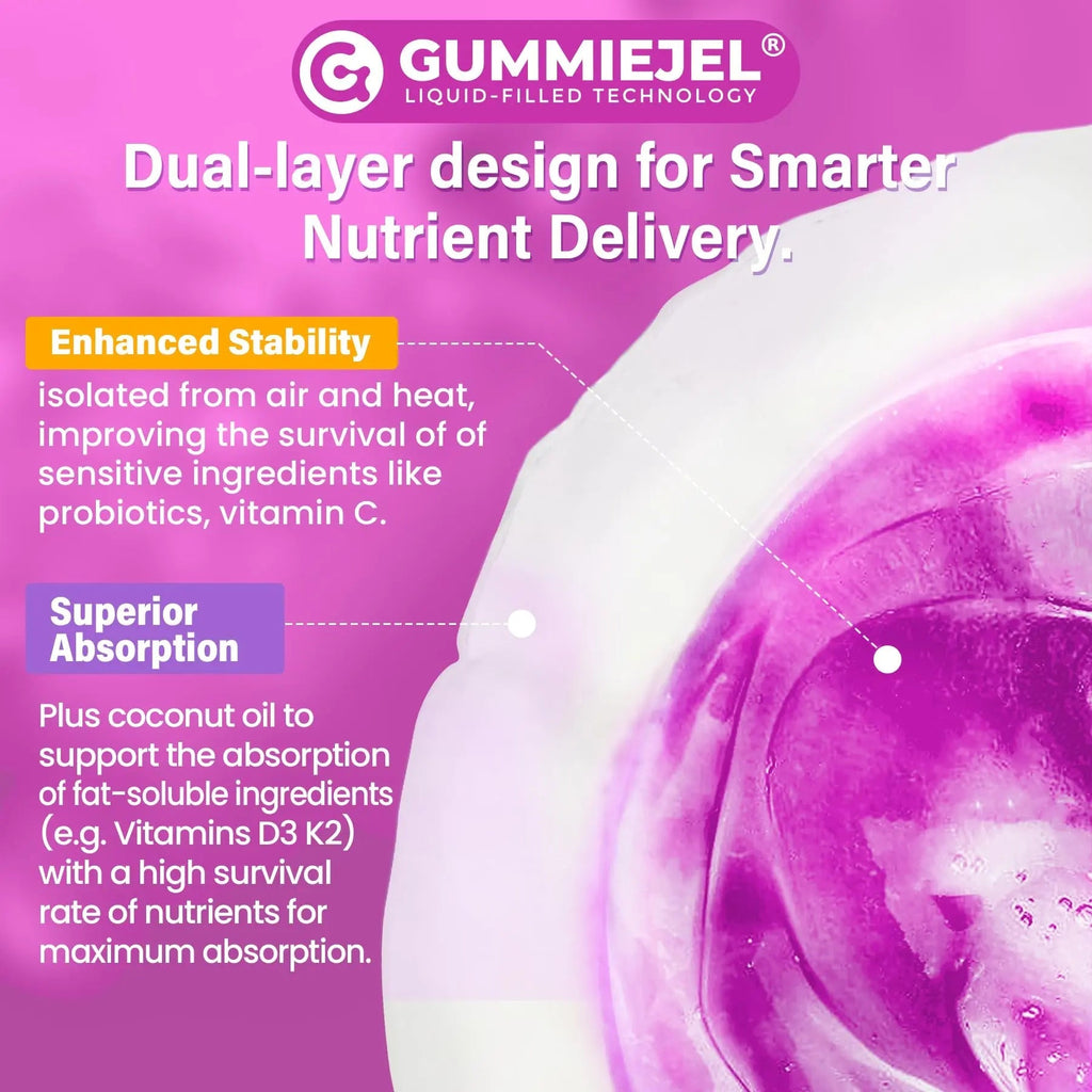 Multivitamin for Women 50 Plus Gummies, Vegan Omega 3, Methylfolate, Calcium, D3 K2, CoQ10, Daily Vitamin A C E, Methylated B12, Biotin, B Complex Nextdia