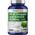 NusaPure Oregano Oil Extract 20000mg | 200 Veggie Powder Capsules | Naturally Occurring Carvacrol | Non-GMO and Vegan Extract 65:1 NusaPureBuy Supplements Australia