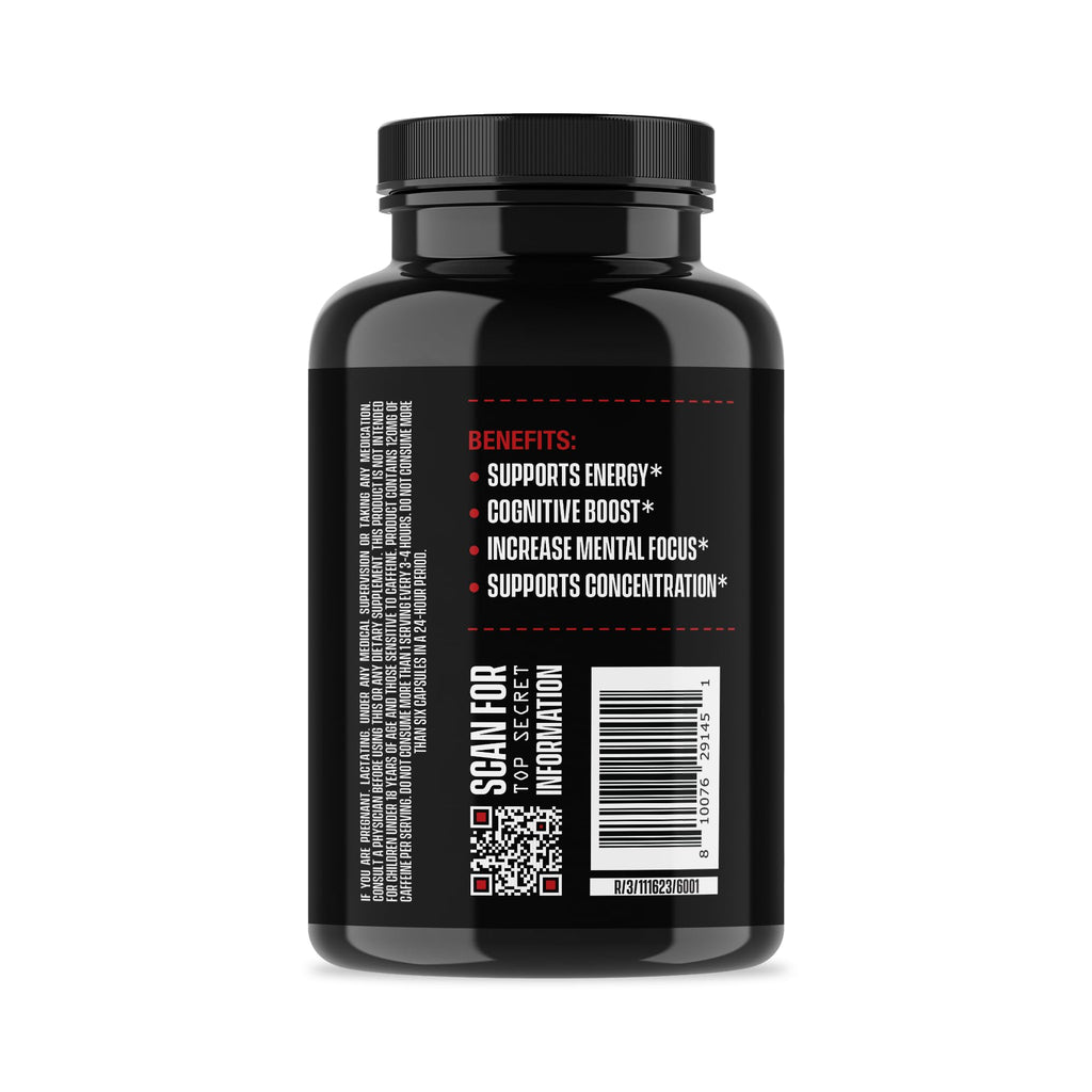 Jocko Fuel Brain Power - Nootropic Dietary Supplements for Memory & Focus wiht L Theanine, L Carnitine- Energy & Focus Supplement (90 Capsules) Jocko FuelBuy Supplements Australia