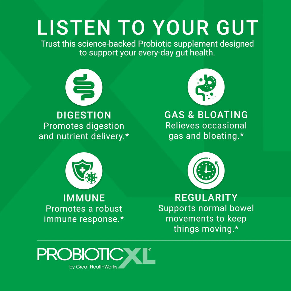 OmegaXL ProbioticXL - Probiotic & Prebiotic, Shelf Stable - Blend 11 Strains - Promote Healthy Gut Flora Growth, 12.5 Billion CFU - Non-GMO, Gluten-Free - 30 Veggie Caps OmegaXL buy supplements Au