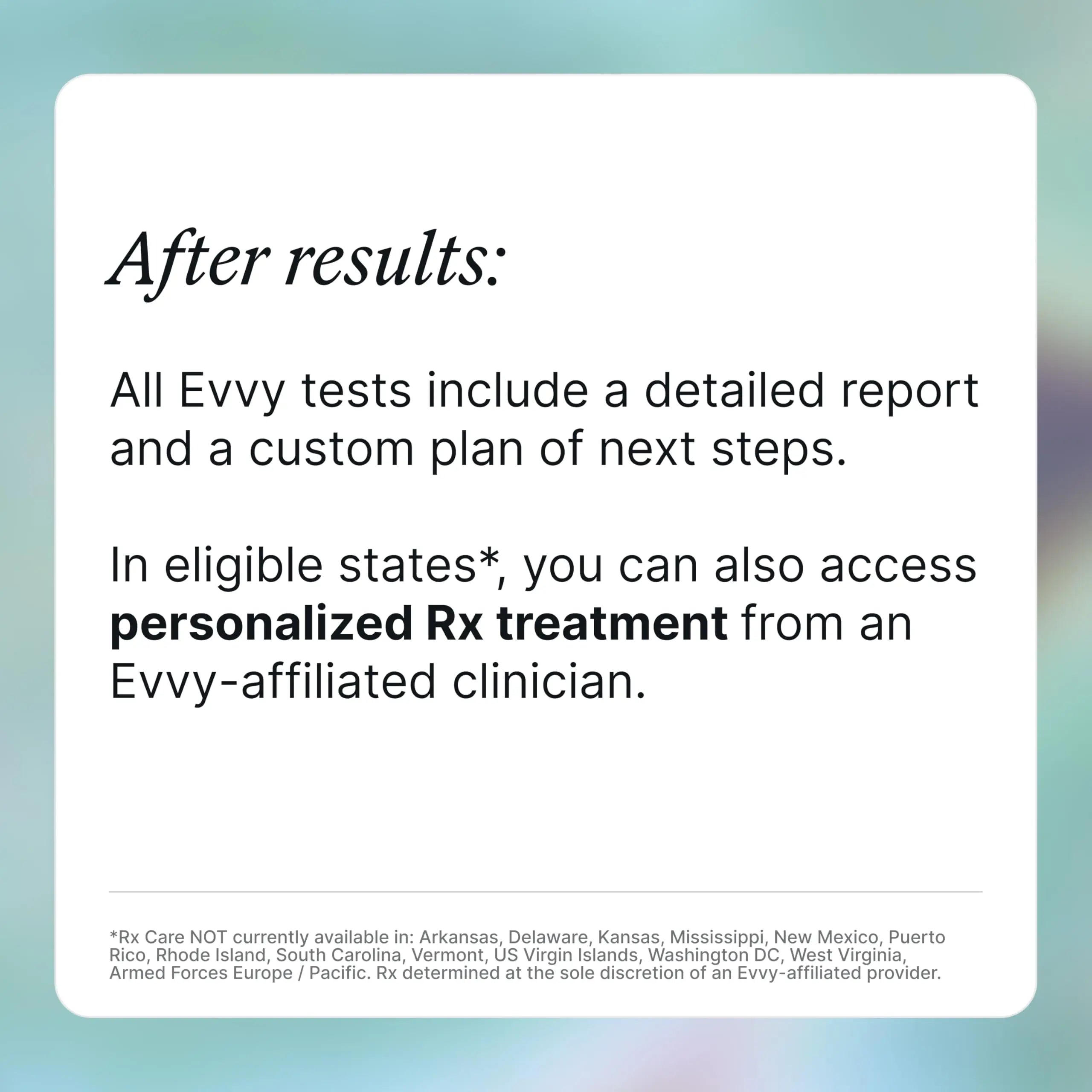 Evvy Vaginal Health Test | at-Home Microbiome Test for BV, Yeast Infection, Ureaplasma & More | Discreet Results in 7–10 Days | Clinician-Reviewed Report & Rx Options EvvyBuy Supplements Australia